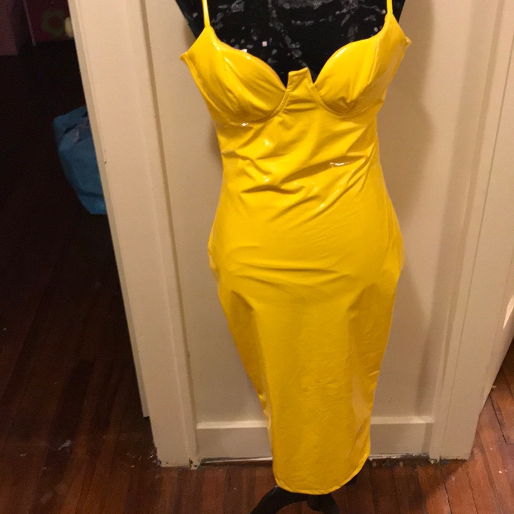 Vinyl dress